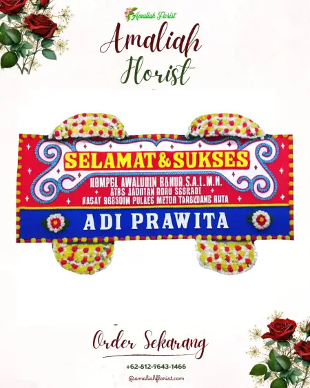 Papan Bunga Ucapan Selamat Simpang Kramat